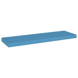 vidaXL Estante flotante de pared MDF azul 80x23,5x3,8 cm