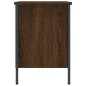 vidaXL Zapatero madera de ingeniería marrón roble 69x35x50 cm
