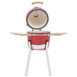 vidaXL Barbacoa ahumadora Kamado de cerámica 76 cm