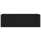 vidaXL Mueble de TV colgante madera contrachapada negro 80x36x25 cm vidaXL Mueble de TV colgante madera contrachapada negro 80x36x25 cm