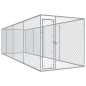 vidaXL Perrera de exterior 760x192x185 cm