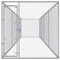 vidaXL Perrera de exterior 760x192x185 cm