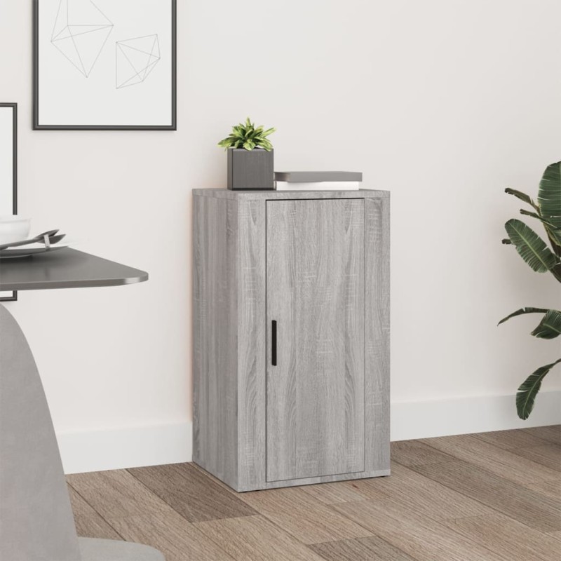 vidaXL Aparador de madera contrachapada gris Sonoma 40x33x70 cm vidaXL Aparador de madera contrachapada gris Sonoma 40x33x70 cm