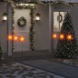 vidaXL Lámparas de Navidad LED plegables 3 unidades rojo 35 cm vidaXL Lámparas de Navidad LED plegables 3 unidades rojo 35 cm