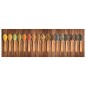 vidaXL Alfombra de cocina lavable Spoon 45x150 cm