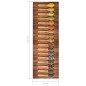 vidaXL Alfombra de cocina lavable Spoon 45x150 cm