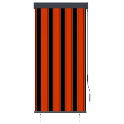 vidaXL Estor enrollable de exterior naranja y marrón 80x250 cm