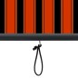 vidaXL Estor enrollable de exterior naranja y marrón 80x250 cm