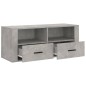vidaXL Mueble para TV contrachapada gris hormigón 100x35x40 cm vidaXL Mueble para TV contrachapada gris hormigón 100x35x40 cm