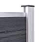 vidaXL Postes de valla 2 unidades aluminio 185 cm vidaXL Postes de valla 2 unidades aluminio 185 cm