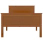 vidaXL Estructura de cama madera maciza pino marrón miel 90x200 cm vidaXL Estructura de cama madera maciza pino marrón miel 90x200 cm