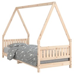 vidaXL Estructura de cama para niños madera maciza de pino 80x200 cm