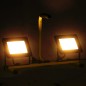 vidaXL Foco LED con asa 2x50 W blanco cálido vidaXL Foco LED con asa 2x50 W blanco cálido
