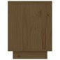 vidaXL Mesita de noche de madera maciza de pino marrón miel 40x30x40cm vidaXL Mesita de noche de madera maciza de pino marrón miel 40x30x40cm