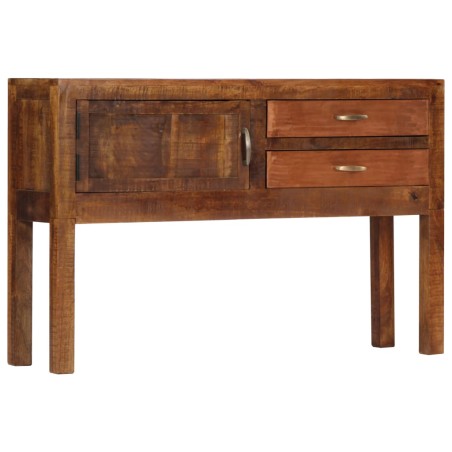vidaXL Aparador de madera maciza de mango 118x30x75 cm