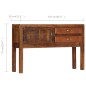 vidaXL Aparador de madera maciza de mango 118x30x75 cm vidaXL Aparador de madera maciza de mango 118x30x75 cm