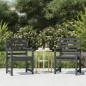 vidaXL Sillas de jardín 2 uds madera maciza pino gris 60x48x91 cm vidaXL Sillas de jardín 2 uds madera maciza pino gris 60x48x91 cm