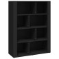 vidaXL Aparador de madera contrachapada negro 80x30x106 cm vidaXL Aparador de madera contrachapada negro 80x30x106 cm
