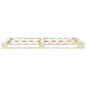 vidaXL Estructura de cama de palés madera maciza de pino 160x200 cm vidaXL Estructura de cama de palés madera maciza de pino 160x200 cm