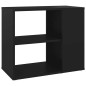 vidaXL Armario auxiliar de madera contrachapada negro 60x30x50 cm vidaXL Armario auxiliar de madera contrachapada negro 60x30x50 cm