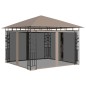 vidaXL Cenador con mosquitera gris taupe 3x3x2,73 m 180 g/m² vidaXL Cenador con mosquitera gris taupe 3x3x2,73 m 180 g/m²