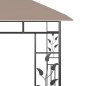 vidaXL Cenador con mosquitera gris taupe 3x3x2,73 m 180 g/m² vidaXL Cenador con mosquitera gris taupe 3x3x2,73 m 180 g/m²