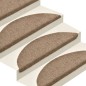 vidaXL Alfombrilla autoadhesiva de escalera 15 uds 56x17x3 cm crema vidaXL Alfombrilla autoadhesiva de escalera 15 uds 56x17x3 cm crema