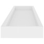 vidaXL Estantes de pared Loggia 4 uds blanco MDF 80x15x4 cm vidaXL Estantes de pared Loggia 4 uds blanco MDF 80x15x4 cm