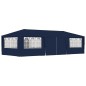 vidaXL Carpa profesional para fiestas con paredes azul 90 g/m² 4x9 m vidaXL Carpa profesional para fiestas con paredes azul 90 g/m² 4x9 m