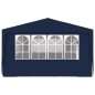 vidaXL Carpa profesional para fiestas con paredes azul 90 g/m² 4x9 m vidaXL Carpa profesional para fiestas con paredes azul 90 g/m² 4x9 m