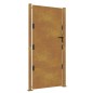vidaXL Puerta de jardín acero corten 105x180 cm