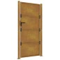 vidaXL Puerta de jardín acero corten 105x180 cm