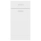 vidaXL Armario bajo cajón cocina madera ingeniería blanca 40x46x81,5cm vidaXL Armario bajo cajón cocina madera ingeniería blanca 40x46x81,5cm