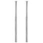 vidaXL Patas de mesa telescópicas 2 unidades cromo 710 mm-1100 mm vidaXL Patas de mesa telescópicas 2 unidades cromo 710 mm-1100 mm