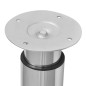 vidaXL Patas de mesa telescópicas 2 unidades cromo 710 mm-1100 mm vidaXL Patas de mesa telescópicas 2 unidades cromo 710 mm-1100 mm