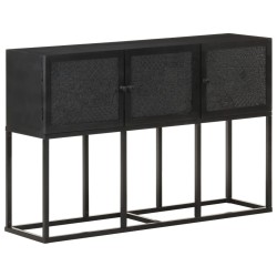 vidaXL Aparador de madera maciza de mango 115x30x76 cm