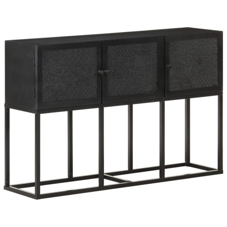 vidaXL Aparador de madera maciza de mango 115x30x76 cm