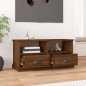 vidaXL Mueble de TV madera contrachapada marrón roble 93x35,5x45 cm 