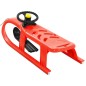 vidaXL Trineo con volante polipropileno rojo 102,5x40x23 cm vidaXL Trineo con volante polipropileno rojo 102,5x40x23 cm