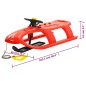 vidaXL Trineo con volante polipropileno rojo 102,5x40x23 cm vidaXL Trineo con volante polipropileno rojo 102,5x40x23 cm