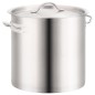vidaXL Juego de ollas 3 piezas de acero inoxidable 50/21/6 L vidaXL Juego de ollas 3 piezas de acero inoxidable 50/21/6 L
