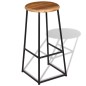 vidaXL Taburetes de cocina 2 unidades madera de teca maciza vidaXL Taburetes de cocina 2 unidades madera de teca maciza