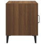 vidaXL Mesita de noche madera contrachapada color roble marrón vidaXL Mesita de noche madera contrachapada color roble marrón