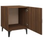 vidaXL Mesita de noche madera contrachapada color roble marrón vidaXL Mesita de noche madera contrachapada color roble marrón