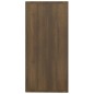 vidaXL Aparador madera contrachapada roble marrón 88x30x65 cm vidaXL Aparador madera contrachapada roble marrón 88x30x65 cm