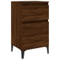 vidaXL Mesita de noche color roble marrón 40x35x70 cm vidaXL Mesita de noche color roble marrón 40x35x70 cm