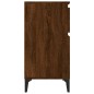 vidaXL Mesita de noche color roble marrón 40x35x70 cm vidaXL Mesita de noche color roble marrón 40x35x70 cm