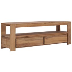 vidaXL Mueble para TV de teca maciza 120x30x40 cm