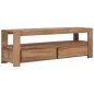 vidaXL Mueble para TV de teca maciza 120x30x40 cm