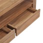 vidaXL Mueble para TV de teca maciza 120x30x40 cm